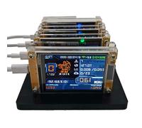 NONDK 4X1060KH/S Bitcoin Crypto Solo Miner Stand Upgraded Harshrate 2.8" Smart Display + 4 Slots Bitcoin Mining Hardware Lottery