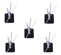 NONDK 5 x Quartz Wall Clock Movement DIY Clock Parts Classic Movement Quartz Clock Pendant Wall Clock Movement, Black & White