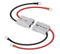 NONDK 50A 8Awg Battery Quick Connect Electric Forklift Cable Kit with O Ring Terminal,40cm/1ft with Quick Connector