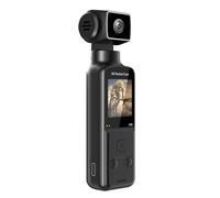 NONDK 5K Pocket Digital Camera 5K Body Camera with External Microphone 270° Rotate Wifi Video Recorder Camera for Outdoor Sport Bike Travel