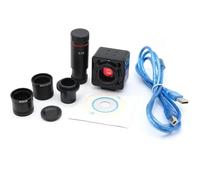 NONDK 5MP C-Mount Microscope Industrial Digital Camera with 0.5X Eyepiece CMOS USB 2.0 23.2mm Adapter 30/30.5mm Ring