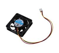 NONDK 60mm x 60mm x 15mm 3 Pins Cooling Fan w Metal Finger Guards