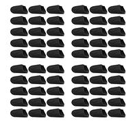 NONDK 60Pcs Rubber Mouthpiece Cap Clip Ligature Protect Delicate Tip for Flute Clarinet Saxophone Sax Parts Accessories