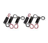 NONDK 6Pcs Dual Cable Plastic Battery Holder 1 x Box