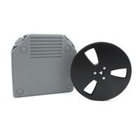 NONDK 7inch Empty Takeup Reel with Empty Take Up Reels Storage Box Protection Open Reel Recording Tape Box Case