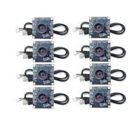 NONDK 8Pcs 100 Degree Camera Module 1MP OV9732 1280x720 USB Free Driver Manual Focus with3 Meter Cable forWinXP/7/8/10