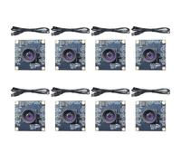 NONDK 8PCS 100 Degree Camera Module OV9732 1MP 1280x720 USB Free Driver Manual Focus with0.6 Meter Cable forWinXP/7/8/10