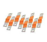 NONDK 8Pcs High-Grade -Plated Copper Bus Bars -Plated Copper Bus Bars Kit for Solar Power and Deep Cycle Battery