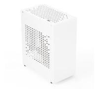NONDK A07 Mini ITX Computer Case Chassis HTPC Host Case USB3.0 ITX Enclosure Personal Computer Chassis Desktop Box Easy Install Easy to Use White