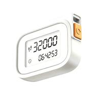 NONDK Accurate Digital Step Counter 3D Pedometer for Walking, Removable Lanyard,Fitness Tracker for Daily Activity