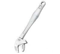NONDK Adjustable Ratchet Wrench Heavy-Duty Multifunctional Crab Claw Wide Jaw Self-Locking Design