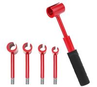 NONDK Adjustment Wrench with Thread 4 in 1 for Door Hinge Tool Universal Multi-Size for Door Cabinet Alignment