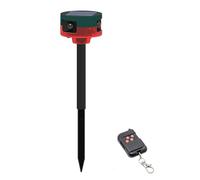 NONDK Alarms Motion Sensors, 130 DB Noise Level, 13 Sounds& 360° Detection, Solar Powered Outdoor Systems Supports Recording Detector