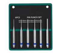 NONDK Alloy Steel Roll Pin Punch Tool Set 2mm to 8mm Pins- Ideal for Watch Repair and Drill Bit Removal