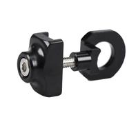 NONDK Aluminum Alloy Chain Regulator for Folding Bicycle Chain Tightener is Suitable for Folding Bicycle Zipper. Black