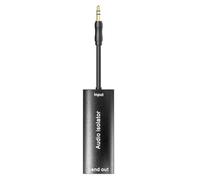 NONDK Anti-Interference and Noise-Canceling 3.5mm Audio Ground Isolator Noise Filter for Car Home Stereo Systems