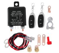 NONDK Anti-Theft Battery Disconnect Cut Off Isolator Switch 12V Battery Switch Relay Remote Control for Car