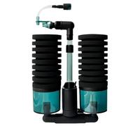 NONDK Aquarium Bio Filter USB Aquarium Filter with Water Pump Electric for Fish Tank Air Pump Skimmer Biochemical Sponge 200A