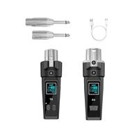 NONDK Audio Mixer Compatible 2.4G XLR Adapter System Wireless Microphone Transmitter Receiver for Dynamic Mic Guitar PA Systems