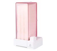 NONDK Automatic Cotton Pad Dispenser, Dustproof Cosmetic Organizer for Makeup &, Press-Type, Lint-Free