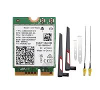 NONDK AX211NGW WiFi 6E WiFi Card with 10DB Antenna 5374Mbps Tri-Band Support 2.4G/5G/6Ghz BT5.3 Wireless Network Adapter