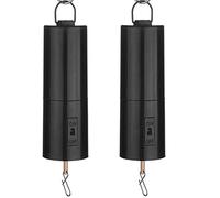 NONDK Battery Powered Wind Spinner Black Rotate Motor for Hanging Wind Chime Ornament 2Pcs
