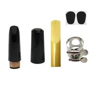 NONDK Bb Clarinet Mouthpiece Set Bakelite Clarinet Mouthpiece Musical Instrument Accessories