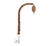 NONDK Bed Bell Stand Imitation Wood Grain Frame Cloth Cover Imitation Wood Grain Bed Bell Pendant Wood Grain Music Box