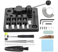 NONDK Bending Jig Set with Adjustable Dies, Metal Wire Ring Bender Tool, Heavy Duty for Jewelry Forging, DIY Metalworking