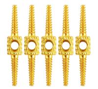 NONDK Bicycle Cable Connector Kit(5Pcs):Brake, Shift Hydraulic Hose Routing Tools Included Gold