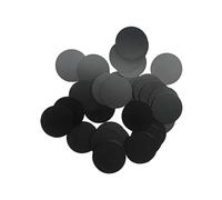 NONDK Black NFC Chips 50pcs NFC Tags NTAG215 215 Tags NFC Coins Cards Round 13.56MHz NFC Stickers with Adhesive Backing