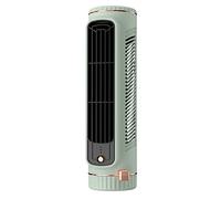 NONDK Bladeless Tower Fan Desktop Air Cooler, Portable Silent Fan, Indoor and Home Use Green