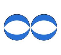 NONDK Blue Kayak Sail Paddle, Downwind Sail Kit Kayak Downwind Sail Portable Folding Sail