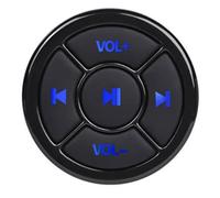 NONDK Bluetooth 5.0 Wireless Remote Controller Media Button for Car Bike Steering Wheel Music Play for IOS Android Phone Tablet