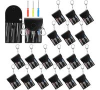 NONDK Bulk,Party Favors Prizes 20Set Mini Screwdriver Keychain Set, Screwdriver Keychain, Fathers Day Dad Birthday Gifts