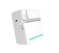 NONDK C19 MINI Print 58mm Thermal Printer Portable Photo Pocket Label Printer Wireless Bluetooth Functionality Blue