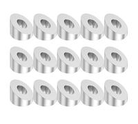 NONDK -Cable Railing Hardware, 15 Pcs 1/4inch ID Stainless Steel 30 Degree Angle Beveled Washers