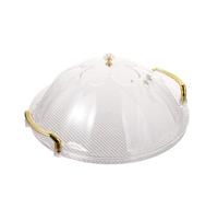 NONDK Cake Stand, Round Tray with Lid, Multipurpose Tray with Handle for Tea Breakfast Coffee Table Large