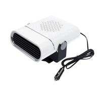 NONDK Car Heater Car Heater Electric Cooling Heating Car Windshield Defrost Defogger Defogger White