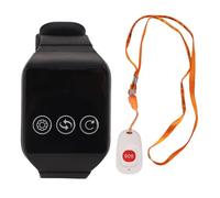 NONDK Caregiver Pager Wireless SOS Alarm System Stable Signal Waterproof Portable Remote Nurse Alert Device