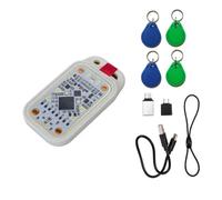 NONDK Chameleon V3.0 RFID Chip Reader 125Khz 13.56Mhz ID IC Tag Copyer NFC Read Writer+2xUID Keychain+2xCUID Keychain
