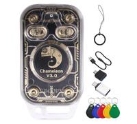 NONDK Chameleon V3.0 RFID Smart Chip Reader+ 5XUID Keychain Smart Card Emulator 125K 13.56M ID IC Tag Copyer NFC Read Write Functionality