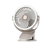 NONDK Clip-on Fan 3-Speed Quiet Rechargeable Desk Portable Circulator | Versatile 5-in-1 design supports clip, desk, wall, ceiling hang, and fill light night mode for camping, dorms, and home use.
