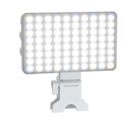 NONDK Clip-on Mobile Phone Type-C Charging Interface LED Portable Fill Light with Clip for Phone with Clip Adjusted Light LED Light Selfie Light 80 LED 2500K-9000K W/Battery B
