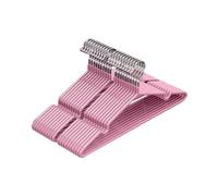 NONDK Clothes Hangers with Non-Slip Design, Traceless Clothes Racks, Sturdy Heavy Duty Coat Hangers Pink