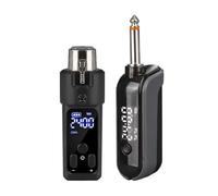 NONDK Converter Transmitter Receiver System for Microphone Guitar Audio Mixer Wired for Microphone to Wireless Conversion Dynamic