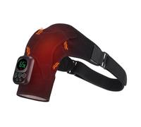 NONDK Cordless Heated Shoulder Brace EMS Heated Shoulder Wrap Shoulder Heating Pad with Massage Shoulder Massager