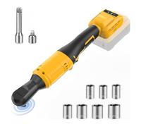 NONDK Cordless Ratchet Wrench 74ft-Lbs Compatible 20V Max Battery 3/8-Inch Brushless Power with Speed Variable Speed