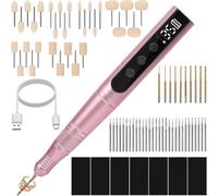 NONDK Cordless Rotary Tool Kit, for Polymer Clay Polishing Kit, 35-Speed Adjustable, Jewelry Making Kit, for Polymer Clay Molds