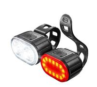 NONDK Cycling Bicycle Front Rear Light Set USB Charge Headlight Light Safety Warning Lamp for Mountain Road Bikes